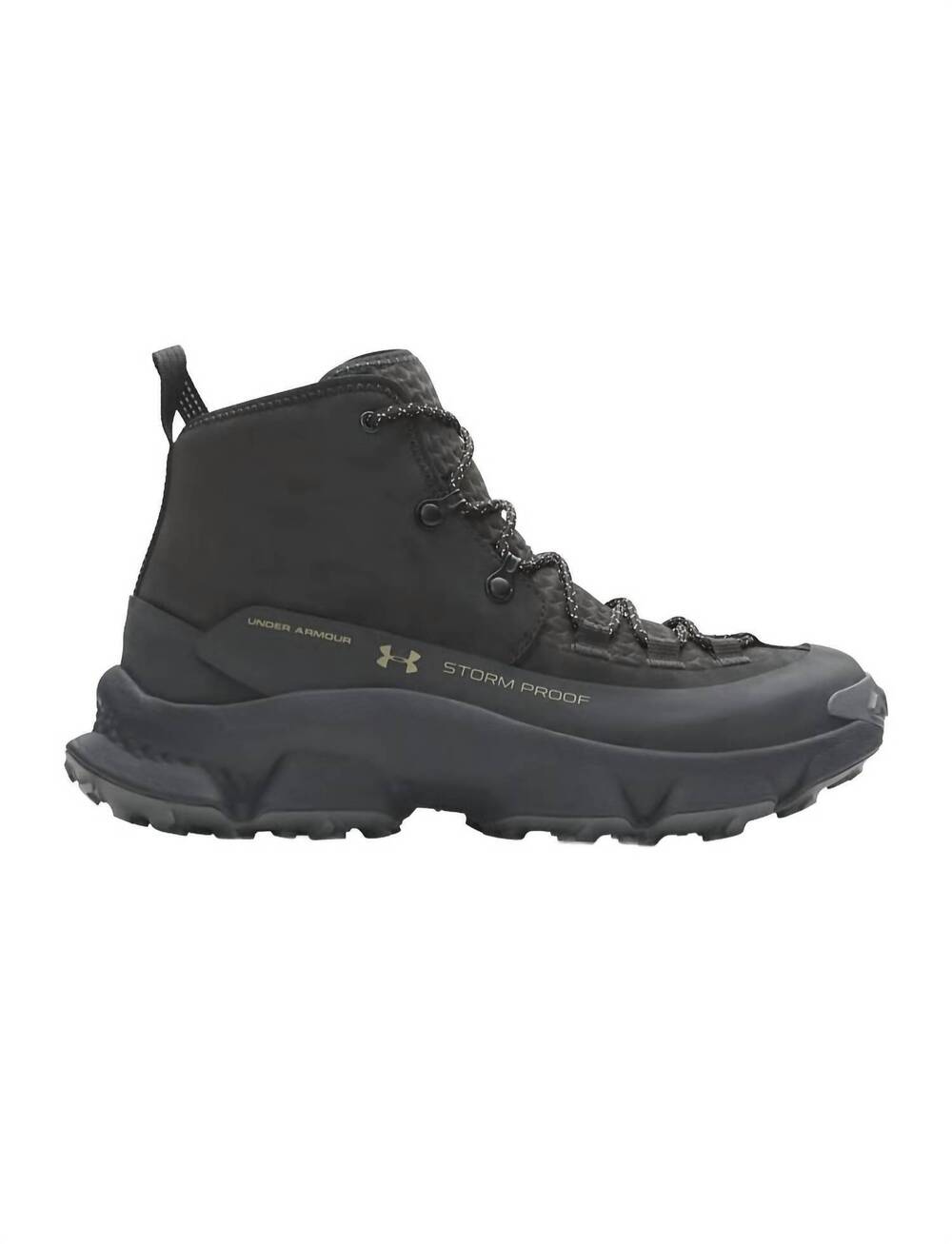 NEW UNDER ARMOUR men's charged expanse mid waterproof hiking boots in black